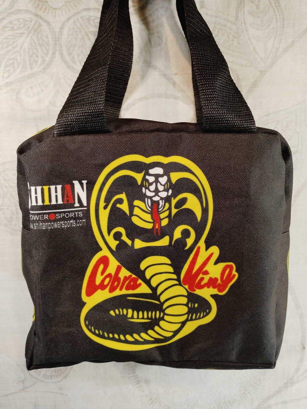 Cobra King Men's Toiletry Bag in Black and Yellow